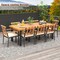 9-Piece Outdoor Dining Set with 8 Cushioned Armchairs & Acacia Wood Table